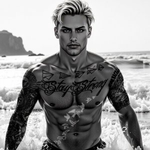 Поработал Посейдоном, вспенил море 🌊. Теперь можно и Афродитой прикинуться 🐚😏. Мэн-версия.