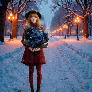 Синие цветы